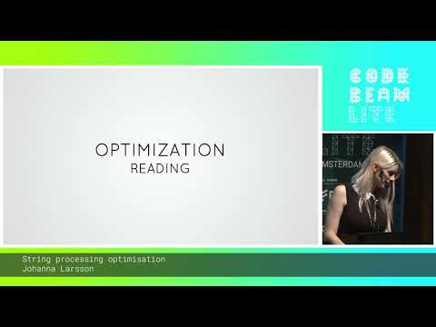 String Processing Optimisation